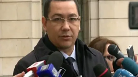 Ponta: Păcat că pe viscolul ăsta multi talibani au dat drumul la masinaria pentru protectia lui Opris la STS