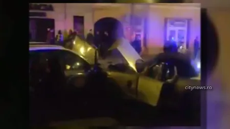 Urmărire ca-n filme în Cluj. O şoferiţă beată a lovit două maşini până a fost prinsă de poliţie VIDEO