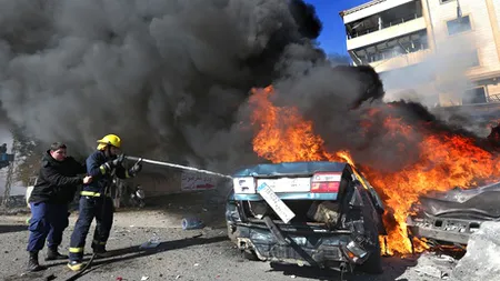 Atentat sinucigaş la Beirut: Patru persoane au murit şi 103 au fost rănite VIDEO