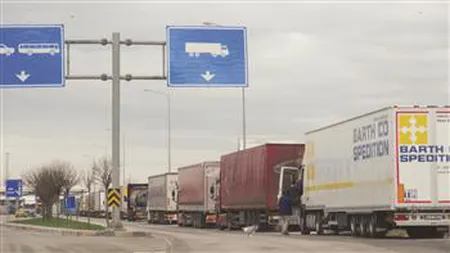 Protestul şoferilor de camion blochează frontiera dintre Bulgaria şi Turcia