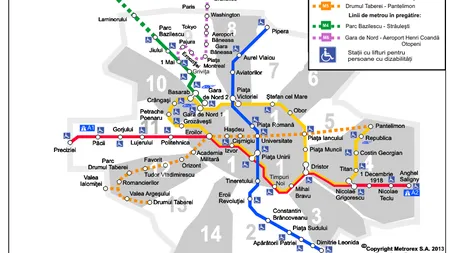 Metroul va lega Capitala de Aeroportul Otopeni. Vezi unde vor fi staţiile pe Magistrala 6