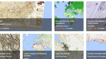 GOOGLE lansează Google Maps Gallery, un atlas online INEDIT