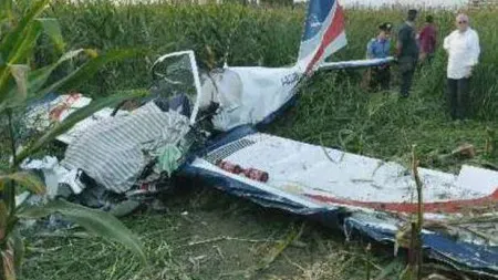 Avion PRĂBUŞIT în Slovenia. Un om de afaceri şi tatăl său au decedat