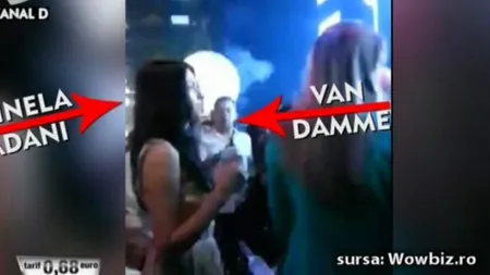 Ziua şi beţia. Înconjurat de femei, Van Damme a petrecut o noapte de pomină în Capitală VIDEO
