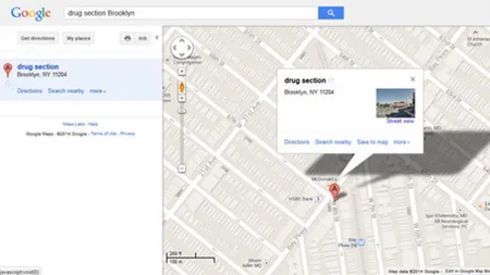 Google Maps localizează… droguri - într-un bloc