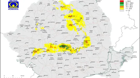 IARNA nu cedează. Zăpadă ABUNDENTĂ şi viscol la munte. Vezi HARTA stratului de omăt VIDEO