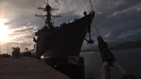 Un distrugător al forţelor navale americane va sosi în portul Constanţa VIDEO