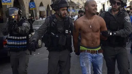 Răniţi în cadrul unei manifestaţii în Ierusalimul de Est, printre care şi jurnalişti