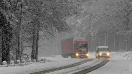 ATENŢIE, ŞOFERI! PE D.N. 1A se circulă în CONDIŢII DE IARNĂ