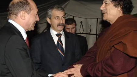 Băsescu povesteşte întâlnirea cu Gaddafi: Mi-a spus că el nu a avut datorii la România, ci la Ceauşescu