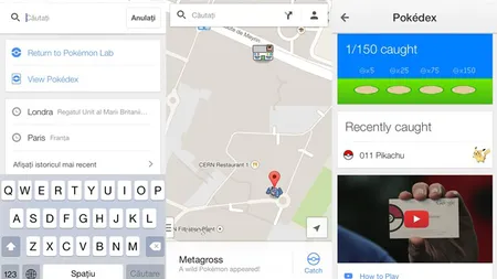 Google Maps te provoacă pe 1 aprilie să-l găseşti pe Pokemon
