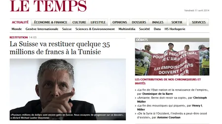 Grupul Ringier achiziţionează ziarul ''Le Temps'' din Elveţia