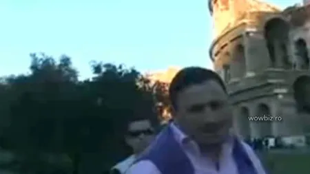 Imagini incredibile: Maneliştii au filmat videoclip în faţa Colosseumului din Roma VIDEO