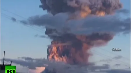 Spectacol pe cerul Ecuadorului: VULCANUL Tungurahua a erupt VIDEO