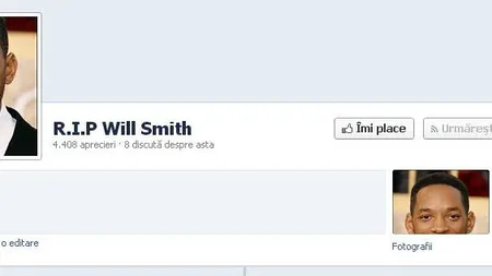 R.I.P Will Smith. Ştirea care a făcut înconjurul lumii