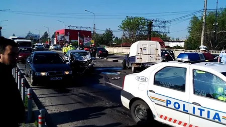 Accident grav pe DN1. Două persoane sunt rănite VIDEO