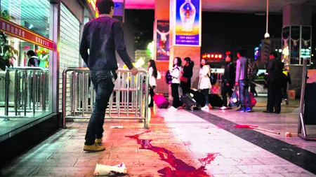 Atentat sângeros în China: Bilanţul provizoriu indică 31 de morţi şi peste 90 de răniţi