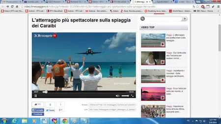Cele mai spectaculoase aterizări în Caraibe, deasupra turiştilor care fac plajă VIDEO