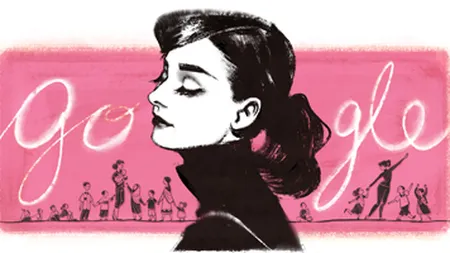 AUDREY HEPBURN, celebrată de Google, la 85 de ani de la naştere