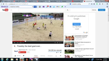 O NEBUNIE de gol la fotbal pe plajă. Poate cel mai frumos văzut vreodată VIDEO