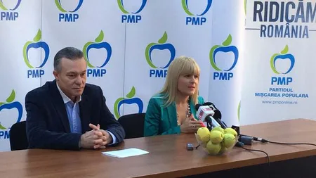 Elena Udrea: PMP va susţine un candidat unic la prezidenţiale doar dacă acesta e Cristian Diaconescu