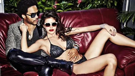 Încă o româncă face ravagii la Hollywood: Lenny Kravitz, filmat în pat cu modelul Nicoleta Vaculov FOTO
