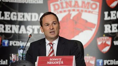 Ionuț Negoiță a fost achitat în dosarul legat de insolvența clubului Dinamo