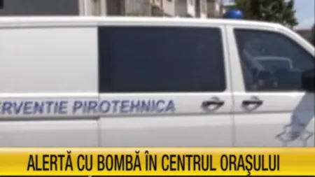 ALERTĂ CU BOMBĂ în centrul oraşului Drobeta Turnu Severin. Zona a fost EVACUATĂ