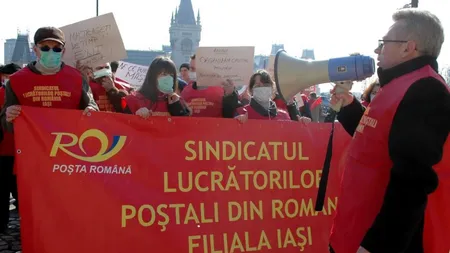 Sindicaliştii din Poşta Română amână GREVA FOAMEI