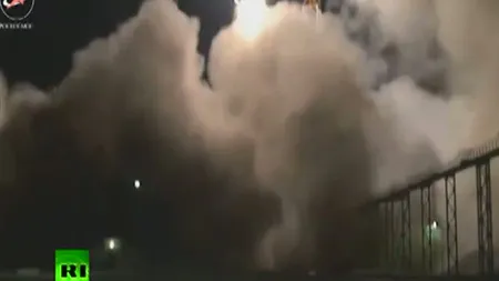 O rachetă rusească cu rază lungă de acţiune s-a prăbuşit la sol după decolare VIDEO