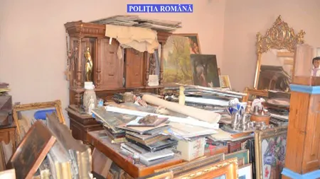 Captură impresionantă: 629 de tablouri, găsite în casa unui bărbat din Satu Mare