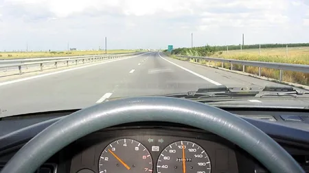 Un tânăr VITEZOMAN, prins de poliţisti cu 206 km/h pe Autostrada Transilvania