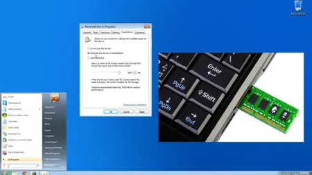 Creşte performanţa PC-ului transformând stick-ul USB in RAM - Tutorial