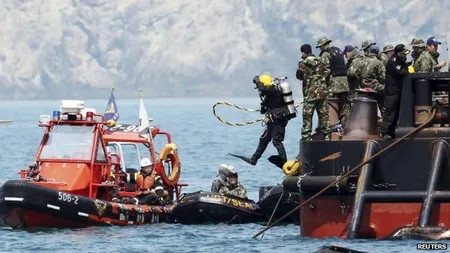Bilanţul naufragiului feribotului sud-coreean Sewol urcă la 292 de morţi