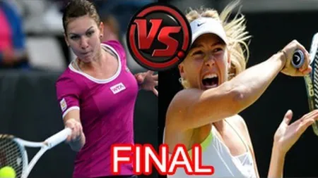 HALEP - ŞARAPOVA LIVE. Declaraţie HALUCINANTĂ a rusoaicei: Sper să o lase mai încet!