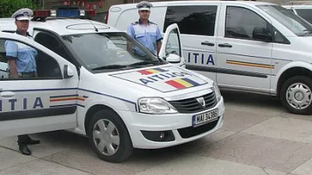Scandal în faţa sediului Poliţiei din Caraş-Severin