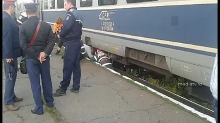 Bărbat LOVIT DE TREN la ieşirea din Bucureşti
