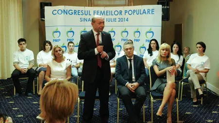 Băsescu sfidează din nou Constituţia implicându-se în campania PMP