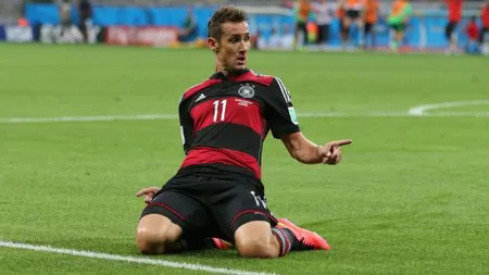 CAMPIONATUL MONDIAL DE FOTBAL 2014. Record ISTORIC pentru Miroslav Klose