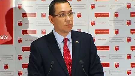 VICTOR PONTA cere sprijinul PSD pentru PREZIDENŢIALE, la Consiliul Naţional de la Craiova