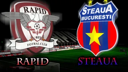 LOOK TV LIVE VIDEO RAPID VS STEAUA 1-3, PRIMUL DERBY AL LIGII 1