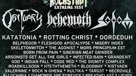 Rockstadt Extreme Fest 2014: Programul pe zile