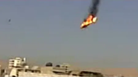 Momentul prăbuşirii avionului din Ucraina a fost filmat VIDEO