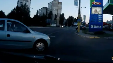 INCREDIBIL. Cum a reuşit un şofer român să evite un accident în ultima clipă VIDEO