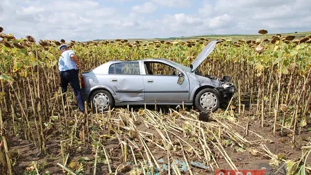 Accident rutier pe DN1. Trei maşini au fost implicate şi două persoane au fost rănite