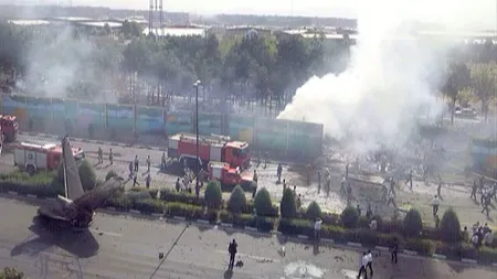 Primele IMAGINI de la TRAGEDIA aviatică din IRAN GALERIE FOTO VIDEO