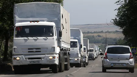 Convoiul trimis de Moscova la Lugansk s-a întors în Rusia