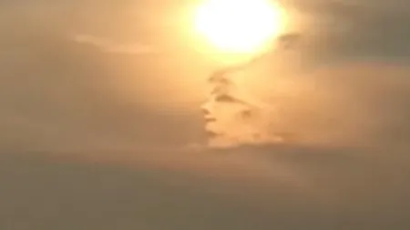 Chipul din nori. Imaginile pe care nimeni nu le poate explica VIDEO