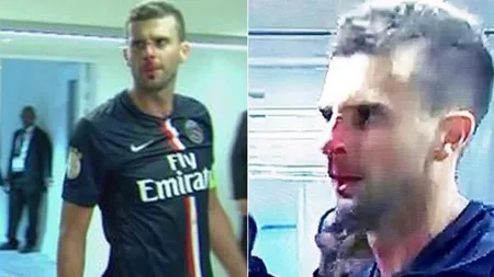 Imaginile care fac înconjurul lumii. Doi fotbalişti celebri s-au bătut la vestiare, unul are nasul spart VIDEO