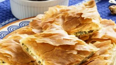 REŢETA ZILEI: Spanakopita (plăcintă grecească)